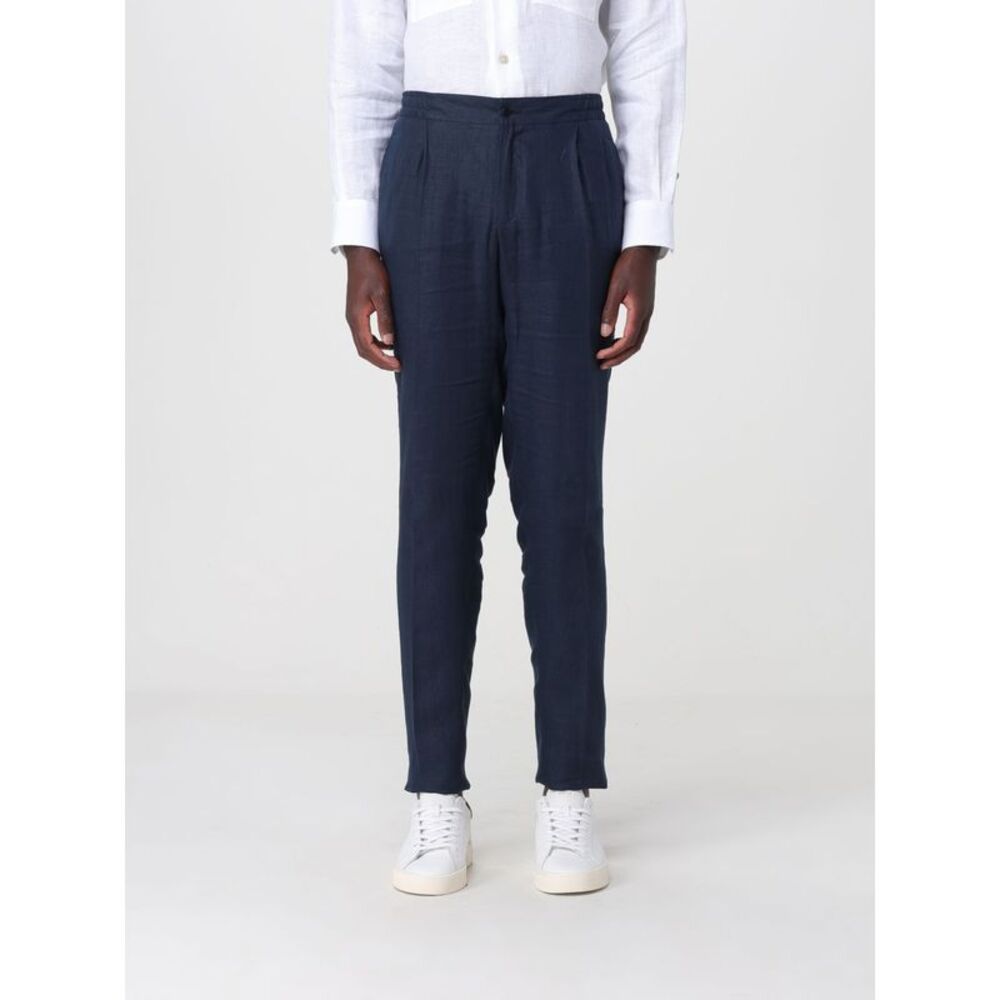 Kiton Pants Men Blue